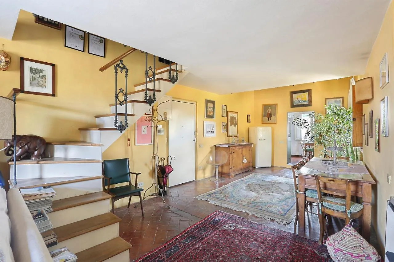 A Postcard View In A Vintage Apartment Florence