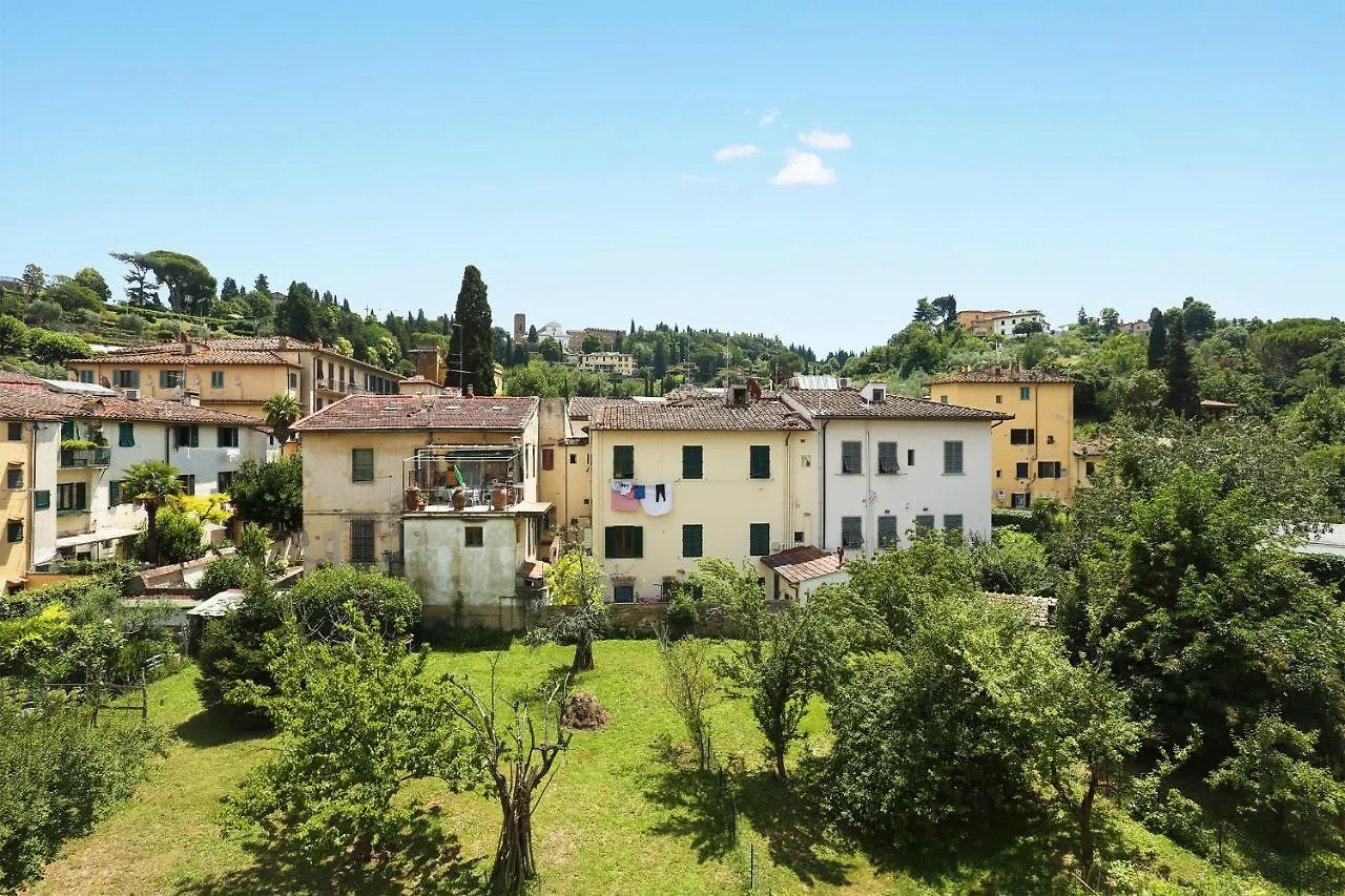 A Postcard View In A Vintage Apartment Florence